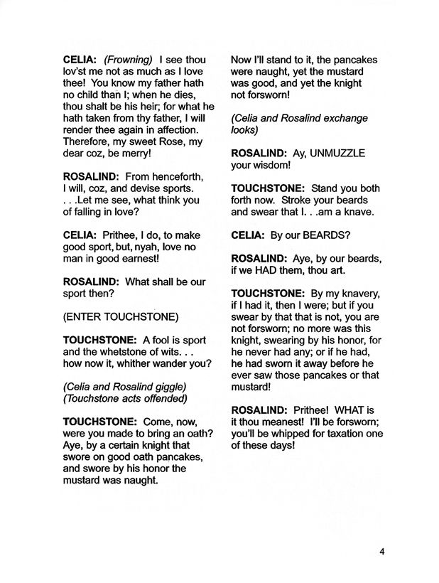 Excerpt — Shakespeare for Children: As You Like It By Alison Futtrell