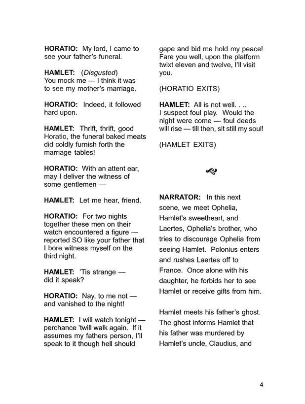 Excerpt — Shakespeare for Children: Hamlet By Alison Futtrell
